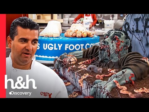 Two disgusting themed cakes | Cake Boss | Discovery H&H
