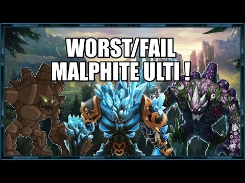 Top 5 Worst/Fail Malphite Ultimate Montage