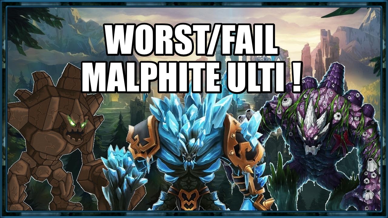 Liên Minh Huyền Thoại: Top 5 pha Ulti siêu nhọ của Malphite :v