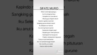 Download lagu lirik lagu sifate murid mp3