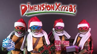 NECA TMNT Dimension X-Mas Vacation 4-pack Review