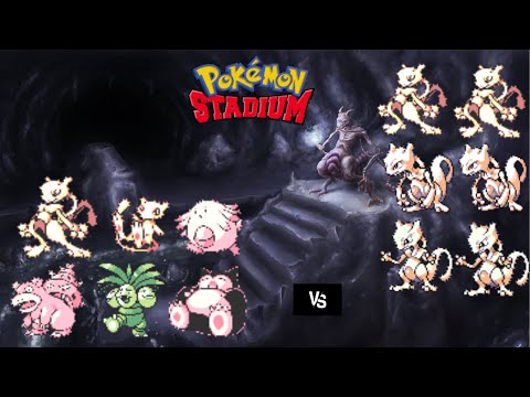 Pokemon Stadium Kaizo - Vs Six Mewtwo's ( Mewtwo's Revenge) - BONUS
