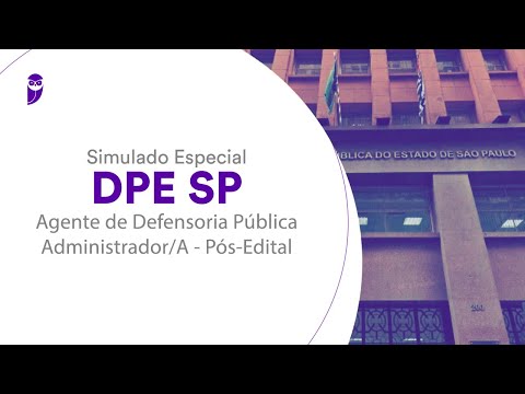 Simulado Especial DPE SP – Agente de Defensoria Pública – Pós-Edital - Correção