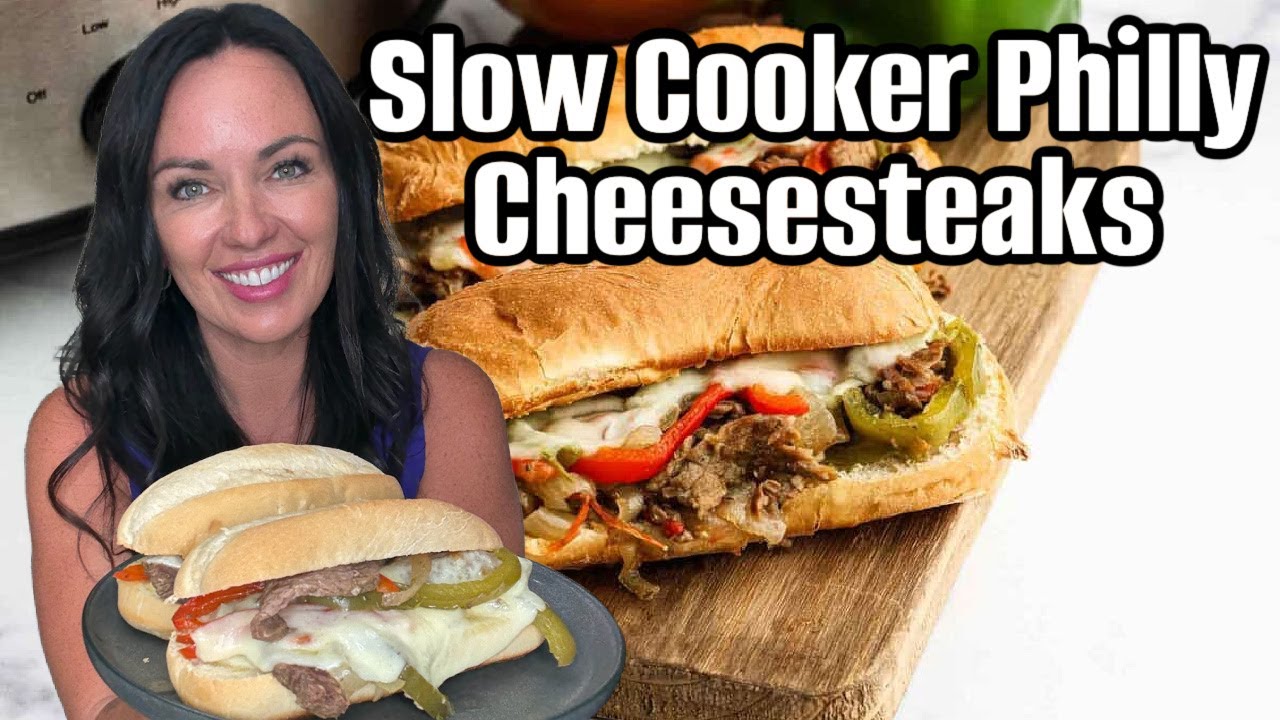 Best Ever Philly Cheesesteaks (Slow Cooker Method)