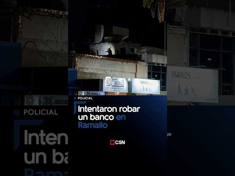 INTENTARON ROBAR un banco en RAMALLO