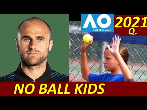 Australian Open Qualifiers without BALL BOYS