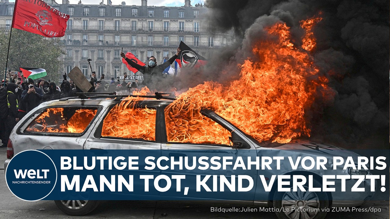 PARIS: Tödliche Jagd durch Pariser Vororte! Schüsse aus Auto fordern einen Toten und fünf Verletzte!