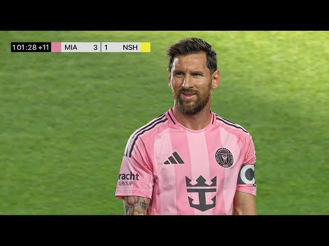 Messi vs Nashville | 2 Goals & Playoff Masterclass! 🔥🐐 | 24/10/2025