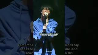 remember when jungkook scared jin while singing 😂😂 #shorts