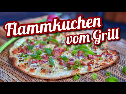 Flammkuchen vom Grill - ganz einfach 👍 - Westmünsterland BBQ