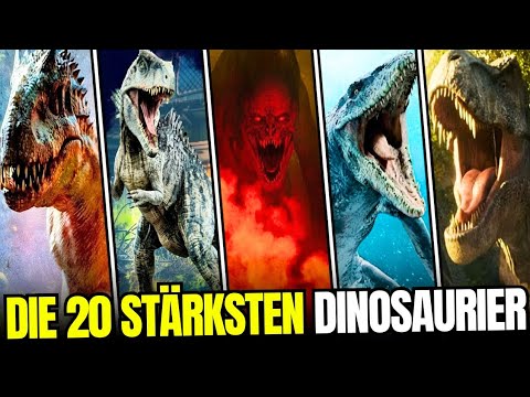 Die 20 Stärksten DINOSAURIER aller Jurassic Filme!