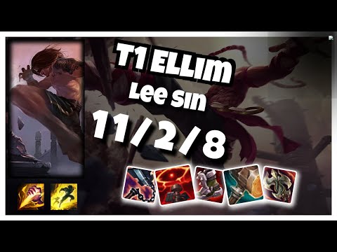 Lee Sin vs Kayn T1 Ellim JUNGLE (11/2/8) - v10.25