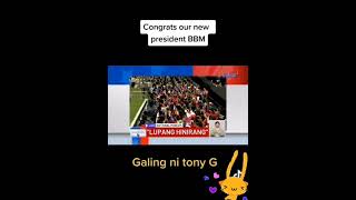CONGRATS OUR NEW PRESIDENT BBM-July 1, 2022