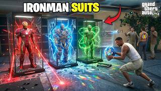 😱Franklin Stealing IRONMAN SUITS to Become an Avenger in GTA 5! (GTA 5 mods)