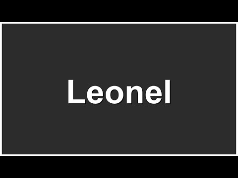 Leonel Pronunciation | Leonel Meaning | How to Pronounce Leonel Correctly