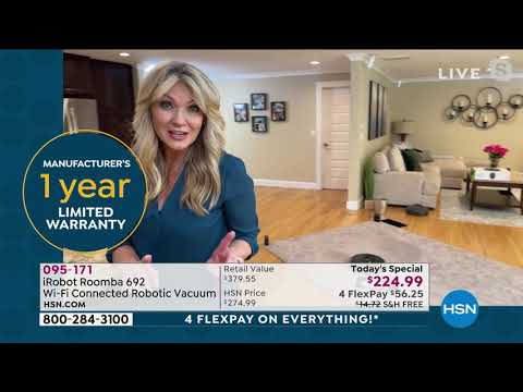 iRobot Roomba 692 WiFi Connected Robot Vacuum and Virtua...