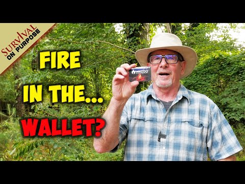Wazoo Firecard - Best EDC Fire Starter EVER!