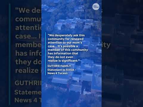 Guthrie family releases new statement, keeps up hope for mom Nancy