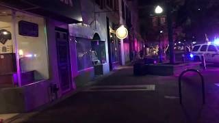 Protests turn violent in downtown Kalamazoo late Monday evening