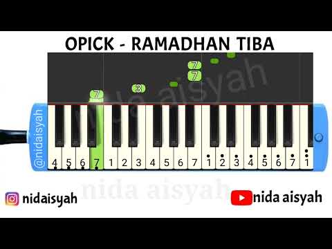 NOT ANGKA PIANIKA RAMADHAN TIBA | TUTORIAL MUDAH MAIN PIANIKA LAGU RAMADHAN TIBA OPICK