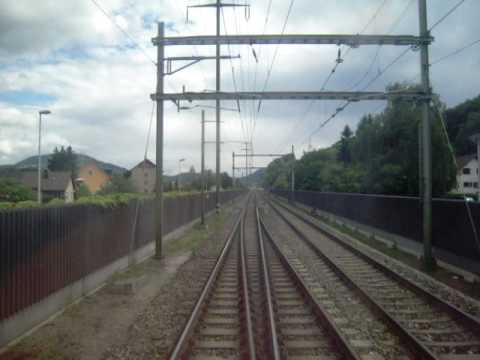 SBB Lokführerstandsfahrt Stein Säckingen - Frick