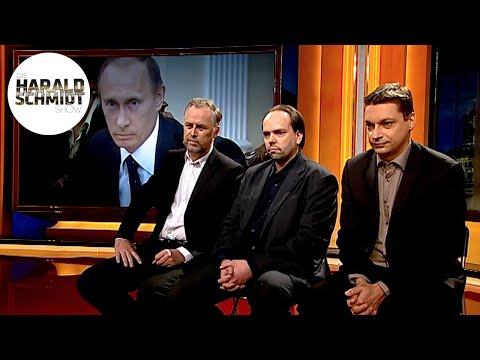 Maschek synchronisiert live Wladimir Putin und Papst Benedikt XVI. | Die Harald Schmidt Show (ARD)