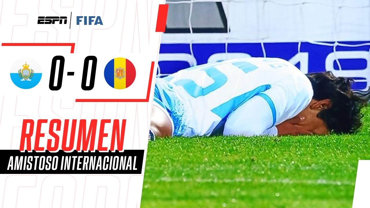 SAN MARINO SUMÓ UN EMPATE CON ANDORRA TRAS 12 DERROTAS EN LÍNEA | San Marino 0-0 Andorra | RESUMEN