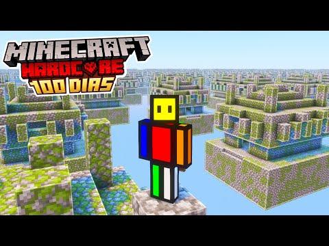 I Survived 100 Days in a JUNGLE TEMPLES World in Hardcore Minecraft