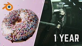 Download the video "My 1 Year Blender Progression"