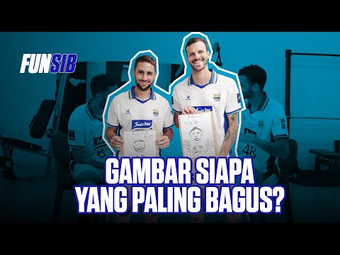 Lucho dan Pato Ditantang Untuk Menggambar Pemain PERSIB | Funsib