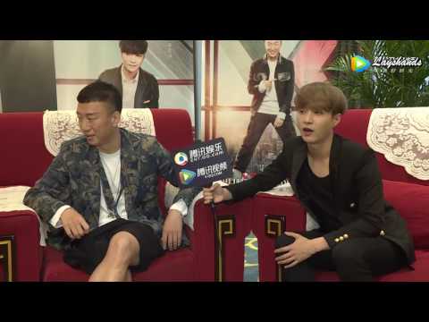 [Eng Sub] 170721 Go Fighting Season 3 Press Con backstage interview: Yixing & Sun Honglei