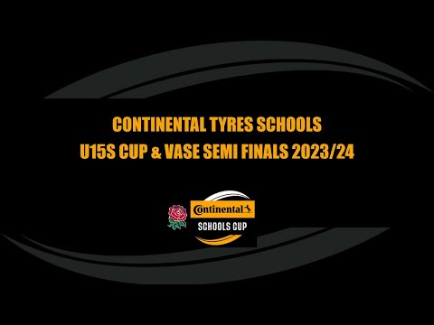 LIVE | Continental Tyres Schools Cup and Vase Under 15 semi-finals