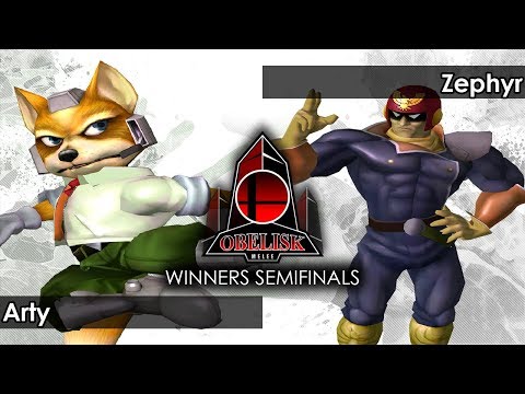 Melee: Arty (Fox/Peach) V Zephyr (Peach/Falcon) - Obelisk 104 Tournament SSBM
