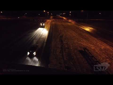 01-18-2021 Louisville, KY - I-265 Bridges Freeze Before Roadways (night with accident)