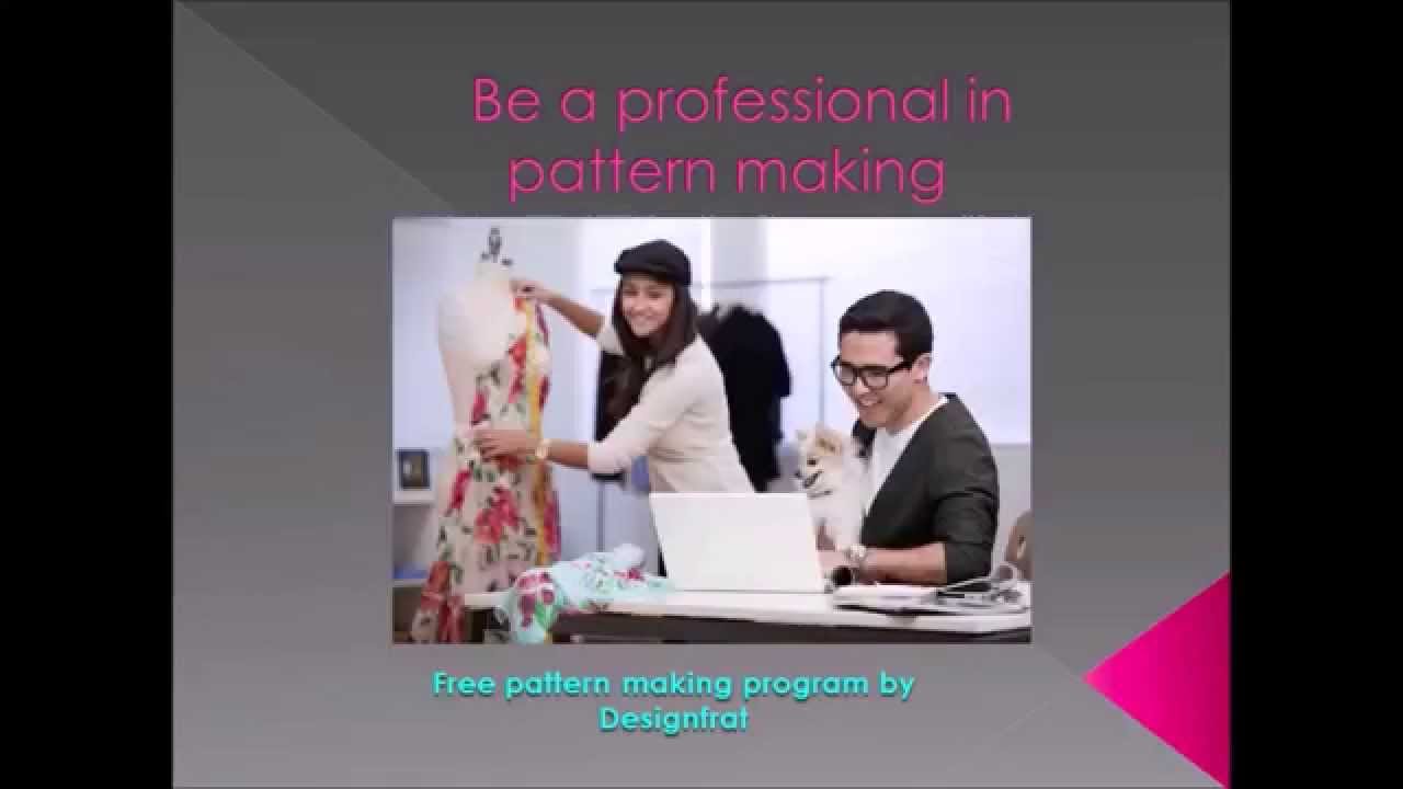 Free Pattern making program 1