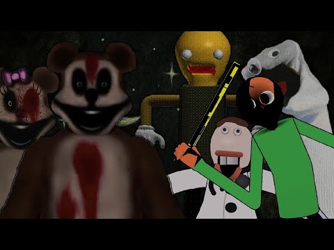 Baldi Vs Papa Bear (Stick Nodes Animation) FULL FIGHT