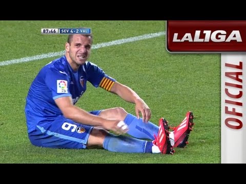 Gol de Roberto Soldado (4-3) en el Sevilla FC - Valencia CF - HD