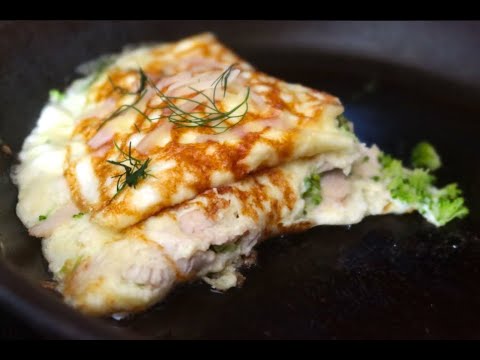 Russian Egg Omelette Home Cooking Special Made by Mom