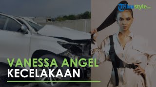 Vanessa Angel dan Suaminya Terlibat Kecelakaan di Tol Jombang-Mojokerto, Kondisi Mobil Ringsek Parah