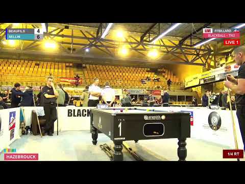 19/20 - FFB - BLACKBALL - BLACKBALL MASTER - 1/4 RT DE FINALE - SELLIN VS BEAUFILS
