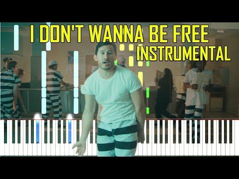 I Don't Wanna Be Free (Instrumental) - A Heist With Markiplier [Synthesia Piano Tutorial]