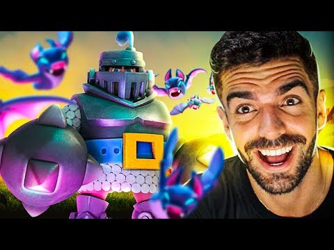 *ATUALIZADO* MAIS NOVO DECK DE MEGA CAVALEIRO NO CLASH ROYALE!