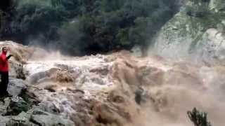 preview picture of video 'Gorges de Colombieres en crue Novembre 2014'