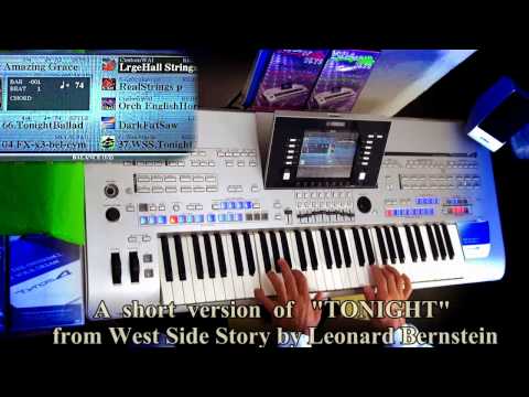 WestSide Story - Something's coming, Tonight, live on Tyros4