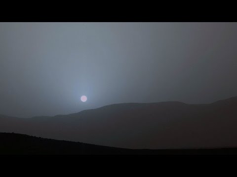 Sunset on Mars