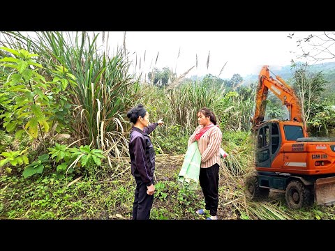Die gütige Frau schenkte dem armen Mädchen ein Stück verlassenes Land.