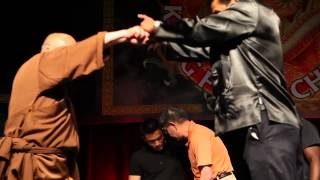 Shaolin Monk Kicked in Balls Repeatedly by Big Dudes