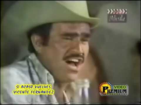 si acaso vuelves- vicente fernandez video