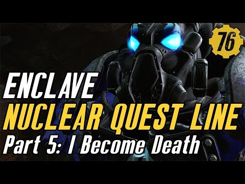 Fallout 76 I Am Become Death: Enclave Nuclear Questline Walkthrough Part 5