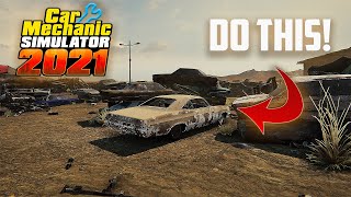 BEST Tips and Tricks For Early Game! - Car Mechanic Simulator 2021